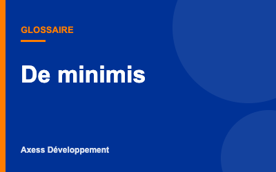 De minimis : plafond, règles et attestation
